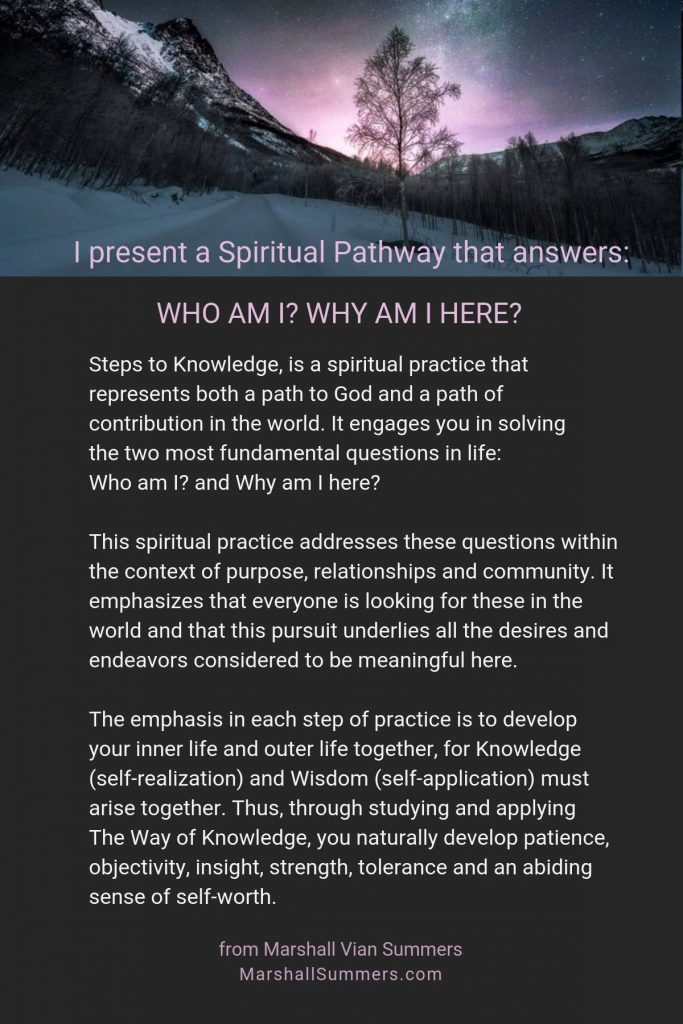 A spiritual pathway
