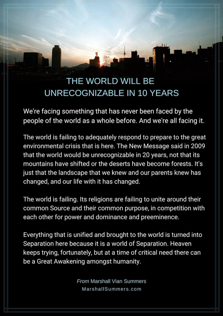 The World Will be unrecognizable in 2029